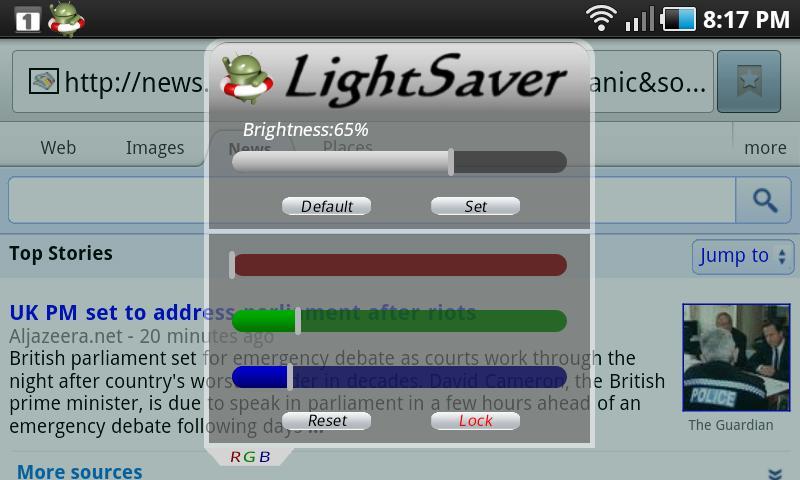 LightSaver Saves Battery Free