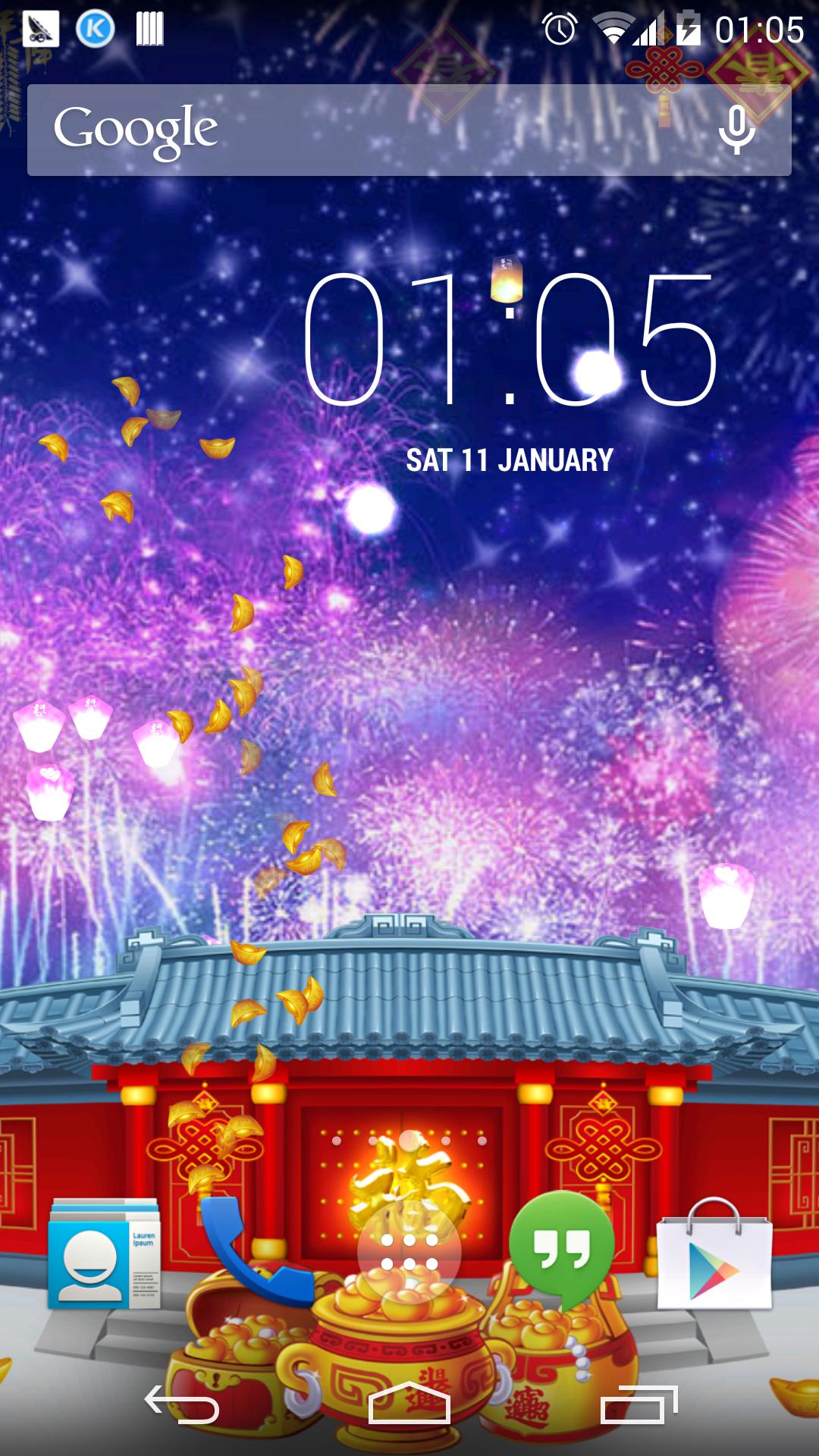 Chinese Fireworks New Year Lwp