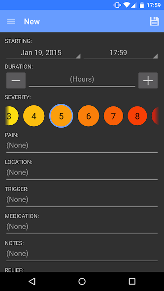 Headache Log