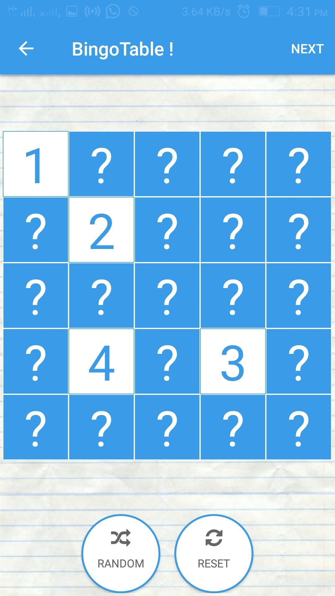 Bingo MultiPlayer