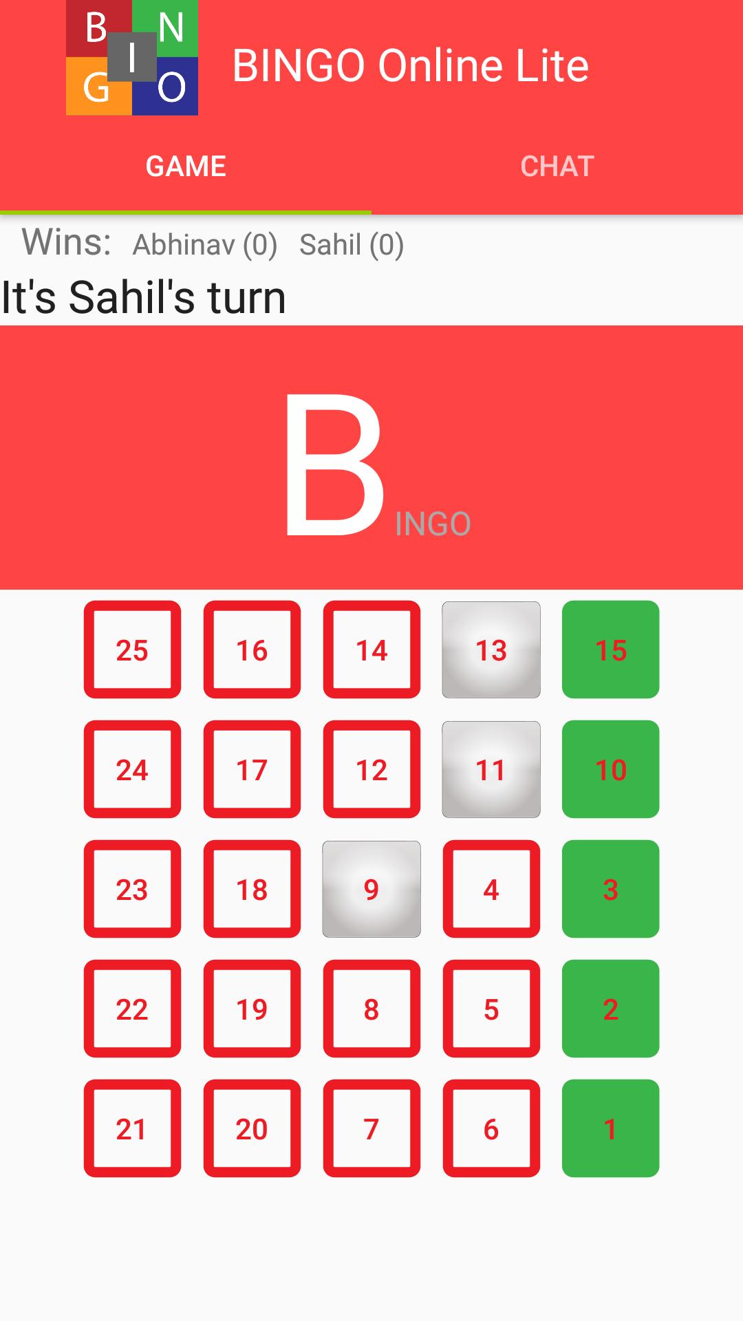 Bingo Online Lite