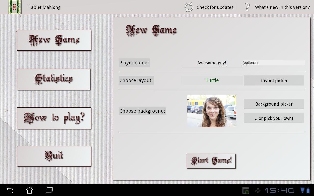 Tablet Mahjong