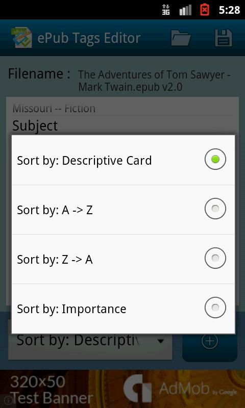 ePub Tags Editor