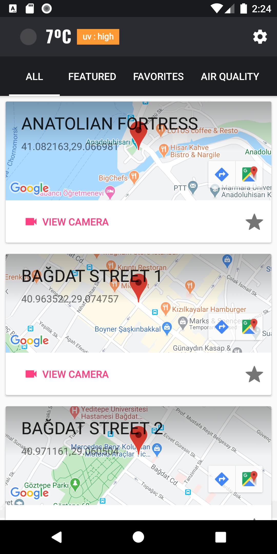 Istanbul LIVE : Cameras