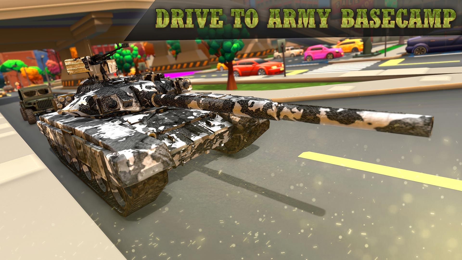 US Army Tank Transporter Truck