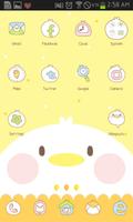 Yellow Chick go launcher theme