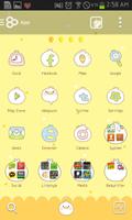 Yellow Chick go launcher theme