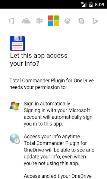 Totalcmd Plugin for OneDrive