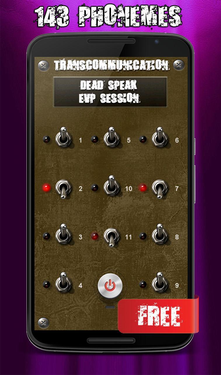 Dead Speak. EVP session