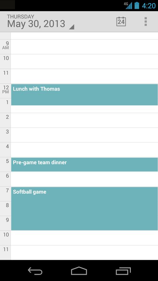 Standalone Calendar