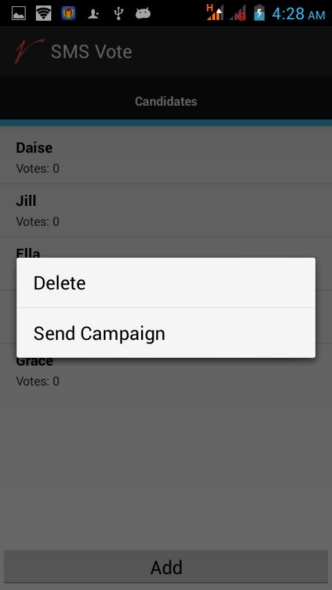 SMS Vote