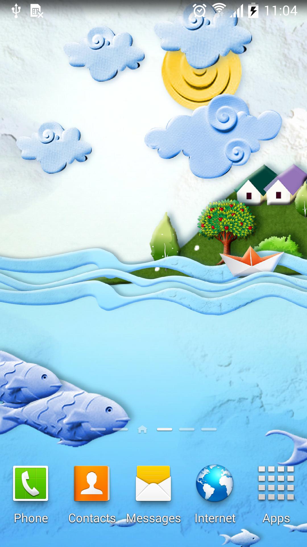 Paper World Live Wallpaper