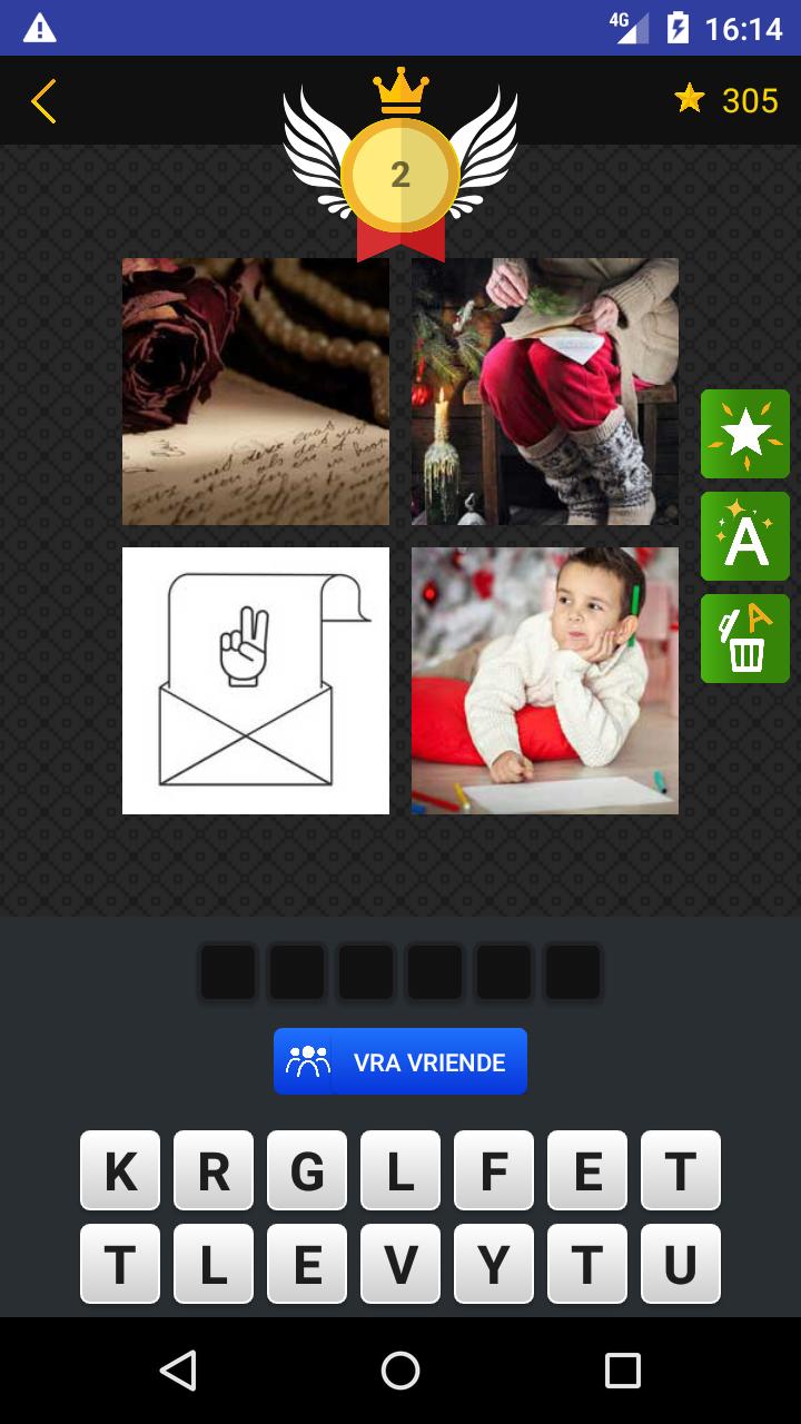4 Beelde 1 Woord