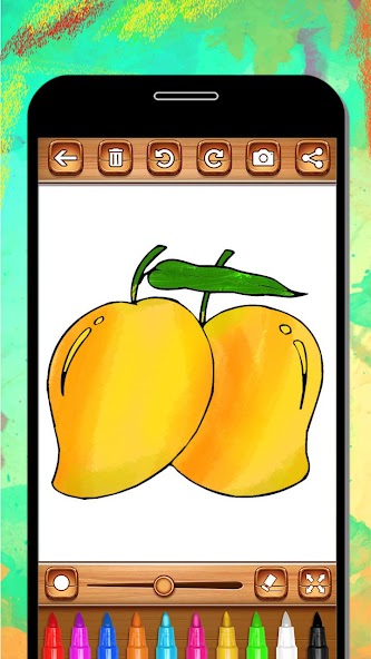 Fruits Coloring & Drawing Book