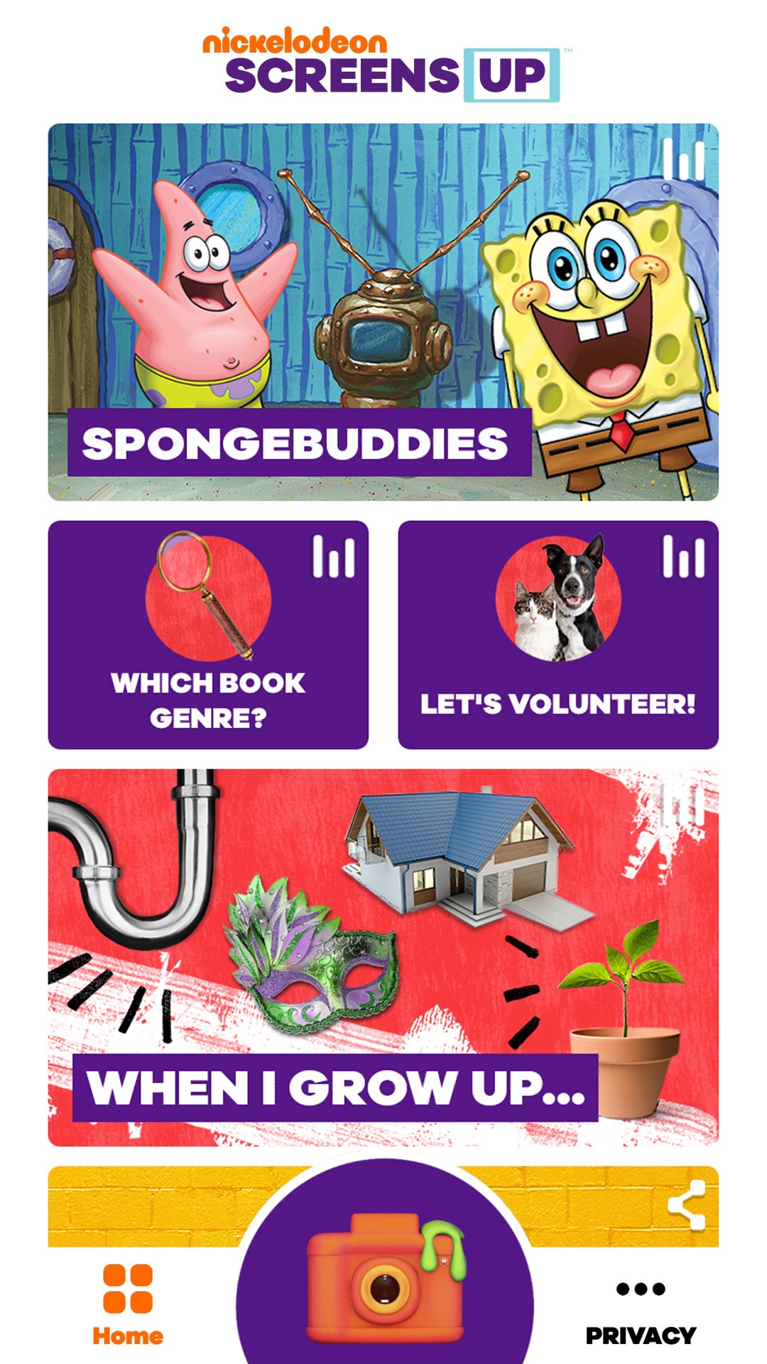 SCREENS UP by Nickelodeon